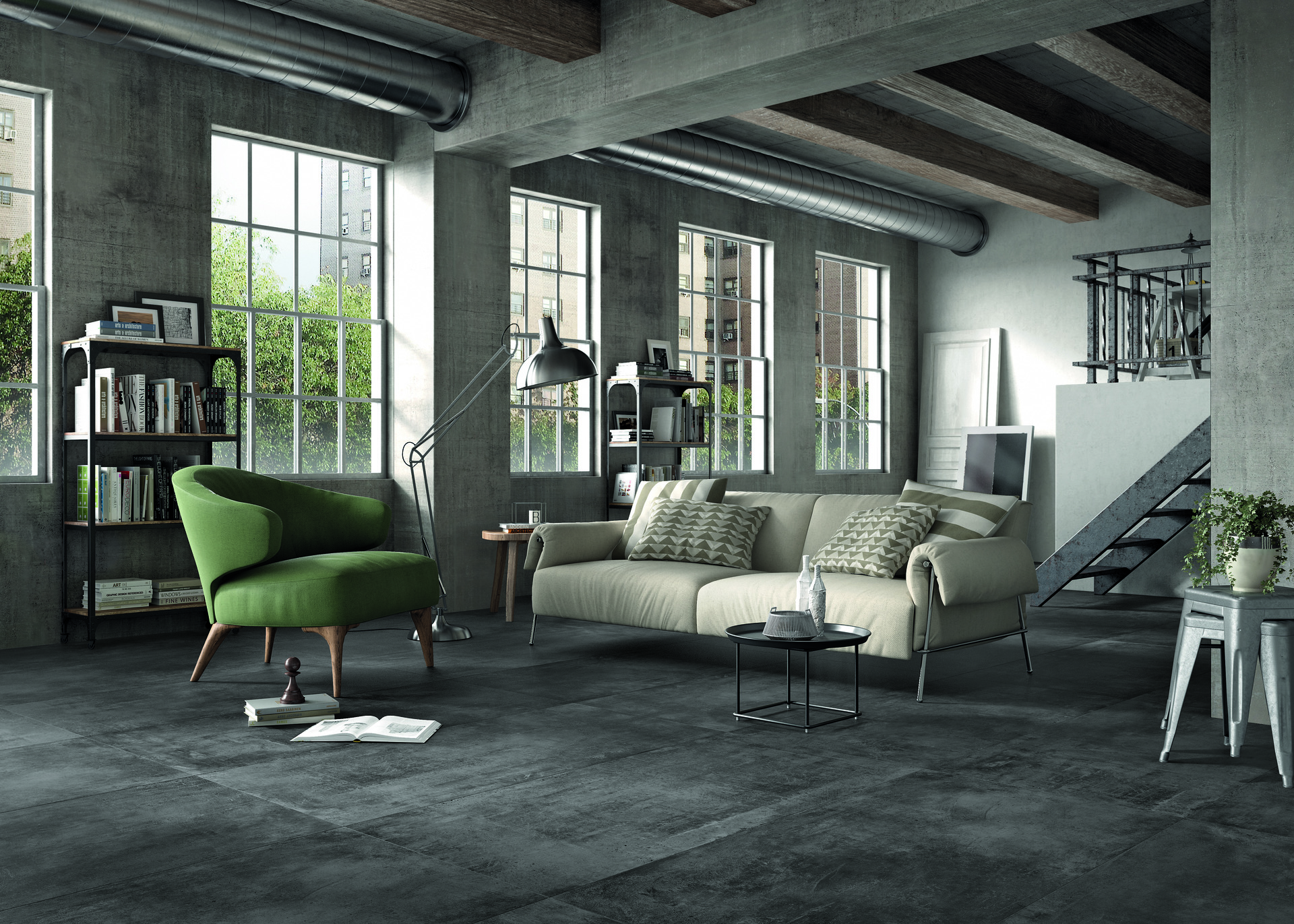 Cement Effect Porcelain Tiles - URBAN