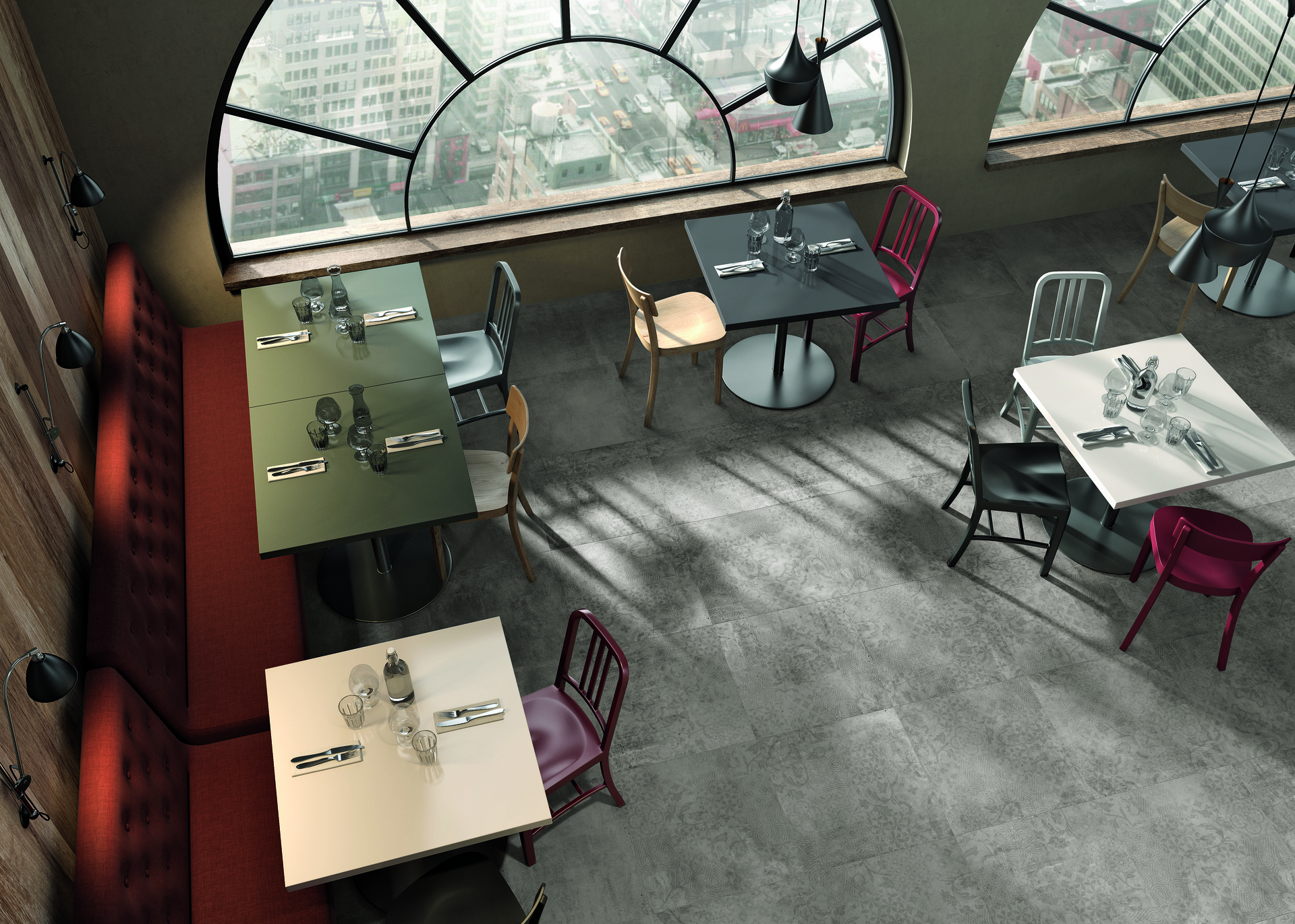 Cement Effect Porcelain Tiles - URBAN