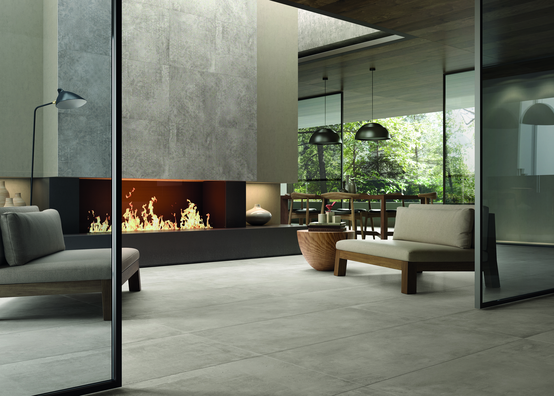 Cement Effect Porcelain Tiles - URBAN