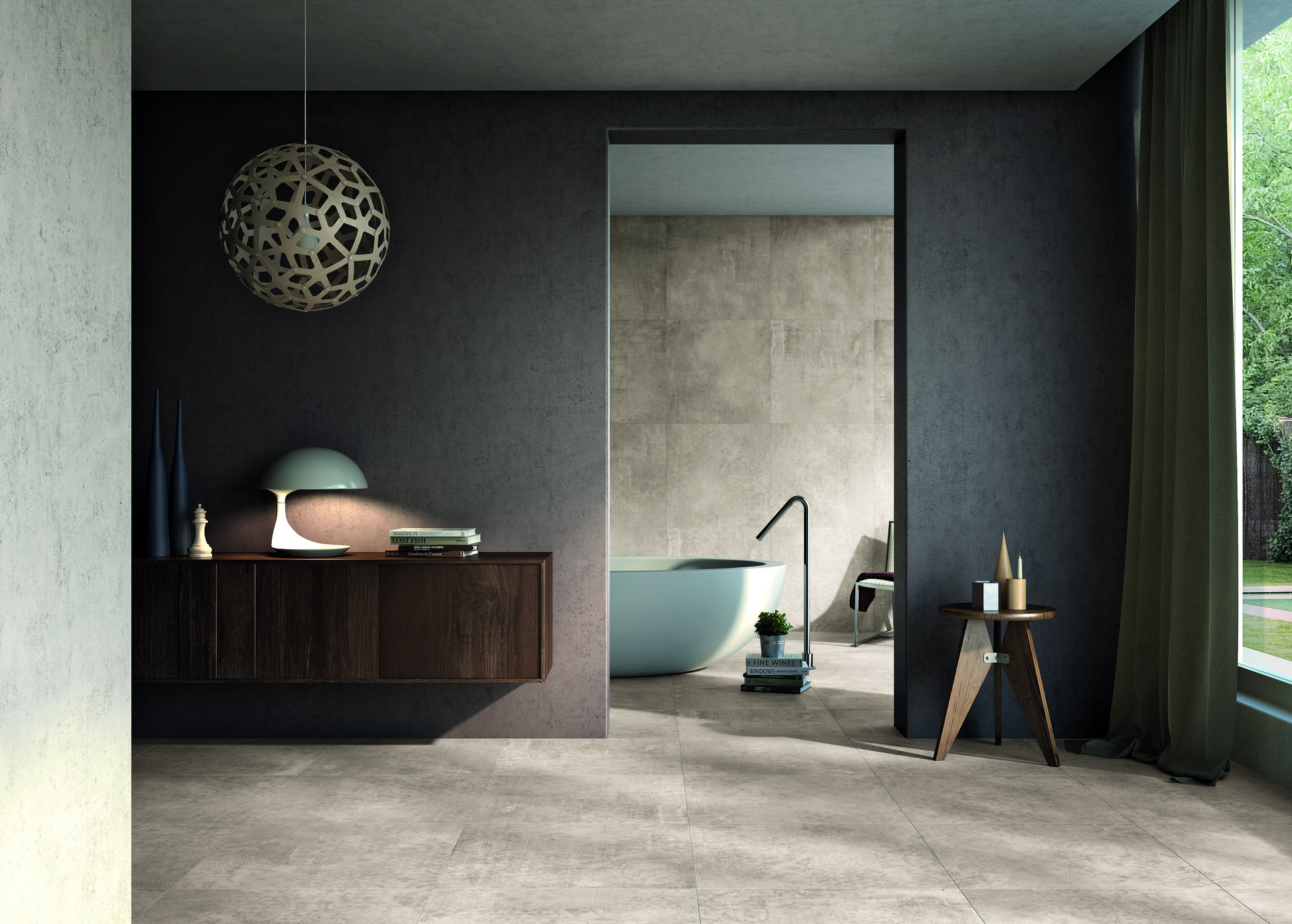 Cement Effect Porcelain Tiles - URBAN